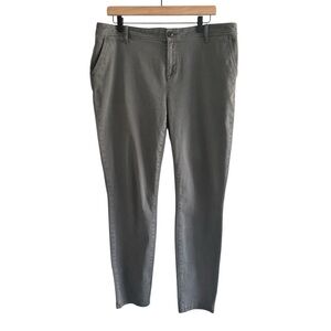 Eddie Bauer Slightly Curvy Gray Skinny Pants Casual Business Casual Size 14